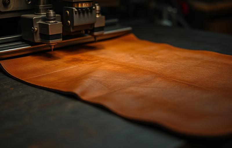 Leather cutting machinery